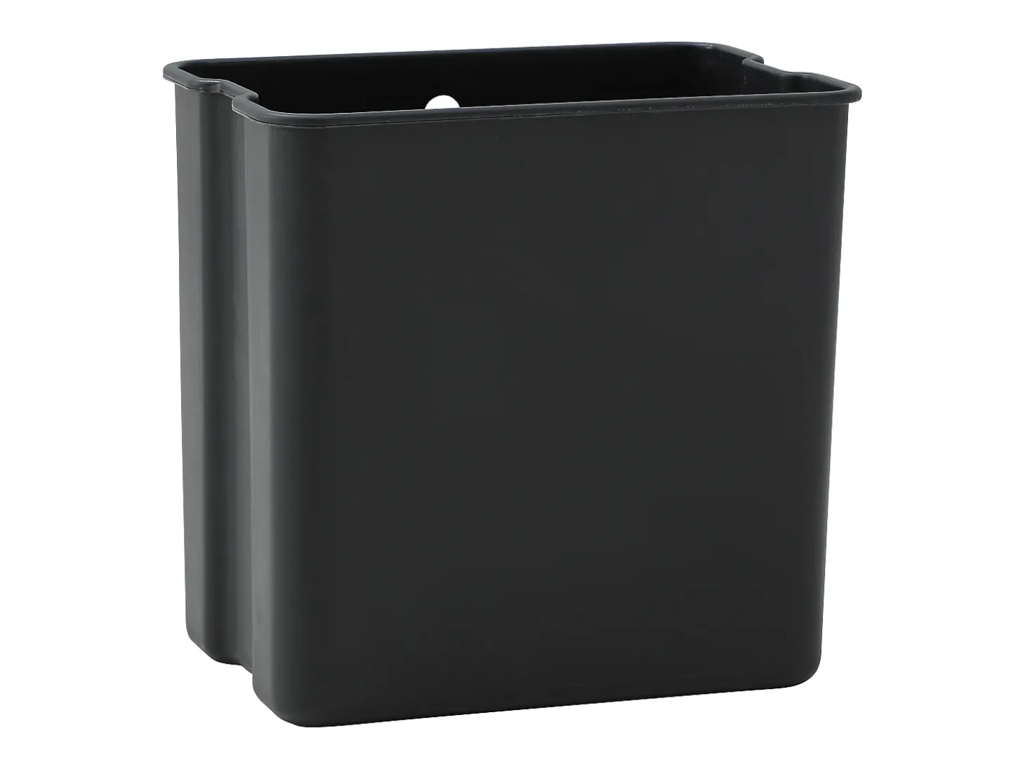 Caixote do lixo de triagem anti-marcas 60L em inox, 2 compartimentos, ZAMILO