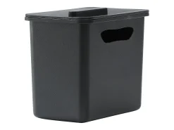 Caixote do lixo de triagem anti-marcas 60L em inox, 2 compartimentos, ZAMILO