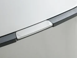 Caixote do lixo de triagem anti-marcas com pé, 60L + 5L, Aço Inox, 2 compartimentos, DRAVIK