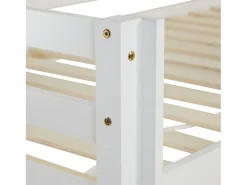 Cama Alta para Crianças 90x200 cm Branco
