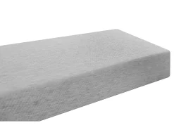 Cama alta secretária, sofá e espaços de arrumação 90 x 200 cm Pinho maciço Branco - GOLIATH III