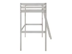 Cama alta 90x190 cm em pinho maciço Branqueado - GEDEON