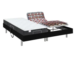 Cama articulada terminais PHANES 2x90x200 cm Preto
