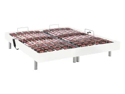 Cama articulada terminais PHANES 2 x 70 x 190cm Branco