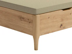 Cama baú 140 x 190 cm Bege claro - Com pés - VEONA de Ysmée