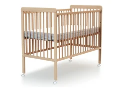 Cama bebê con lateral deslizante madeira ESSENTIEL Faia envernizada 60 x 120 cm