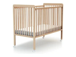 Cama bebê con lateral deslizante madeira ESSENTIEL Faia envernizada 60 x 120 cm