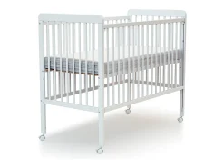 Cama bebê con lateral lateral deslizante madeira ESSENTIEL Branco 60 x 120 cm
