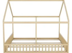 Cama cabine de 2 lugares - 2 x 90 x 200 cm - madeira de pinho + MDF - cor natural
