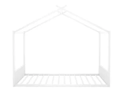 Cama cabine 140x200 cm - estrutura em ferro - Branco