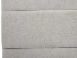 Cama com arrumação 180 x 200 cm em tecido cor cinzenta - ELIAVA
