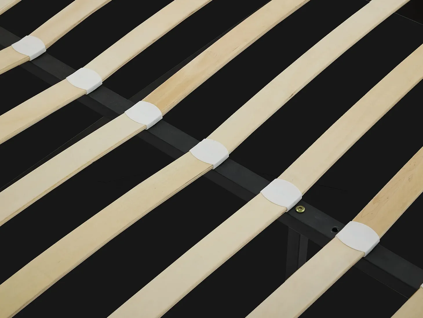 Cama com arrumação 140 x 190 cm tecido bouclé cor creme - LIRIMO