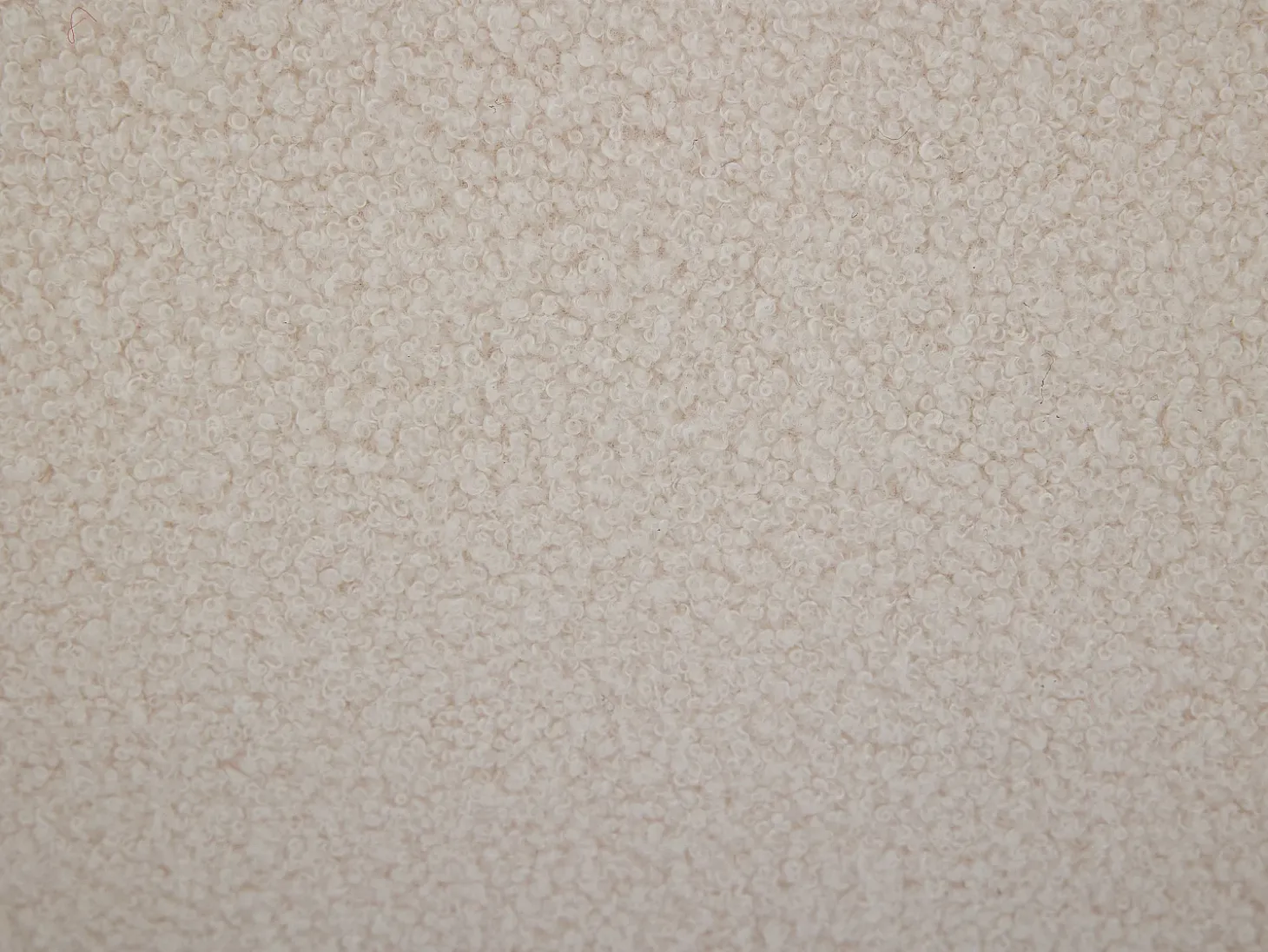 Cama com arrumação 140 x 190 cm tecido bouclé cor creme - LIRIMO