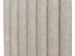 Cama com arrumação cabeceira tecido bege 160 x 200 cm + colchão SARAH