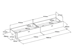 Cama com espaços de arrumação 140 x 190 cm com arrumação e LEDs bege e natural + estrado + colchão - DOMELITO