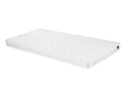 Cama criança 90x190 cabeceira em concha veludo rosa + Colchão - MOANA