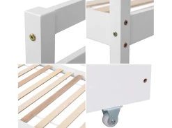 Cama de bancada para crianças 190x90cm com gavetas JULES
