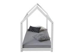 Cama de brincar 90x200 cm branca
