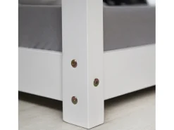 Cama de brincar 90x200 cm branca