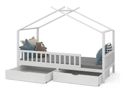 Cama de casa branco 206x96x155 franka