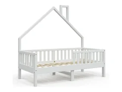 Cama de casa branco 168x83x155 noemi