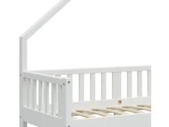Cama de casa branco 168x83x155 noemi