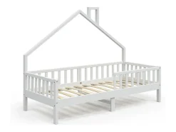 Cama de casa branco 208x93x155 noemi