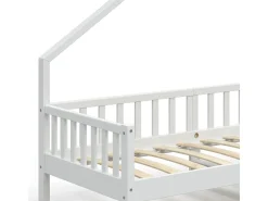 Cama de casa branco 208x93x155 noemi