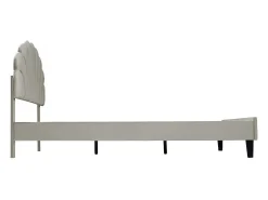 Cama de casal de veludo 
