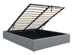Cama de casal em PVC com caixa 