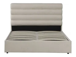 Cama de casal em veludo 