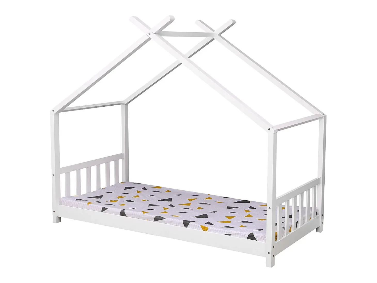 Cama de criança 190x90cm GASPARD branco