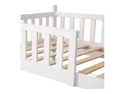 Cama de nidificação para crianças 190x90cm branco MARCEAU
