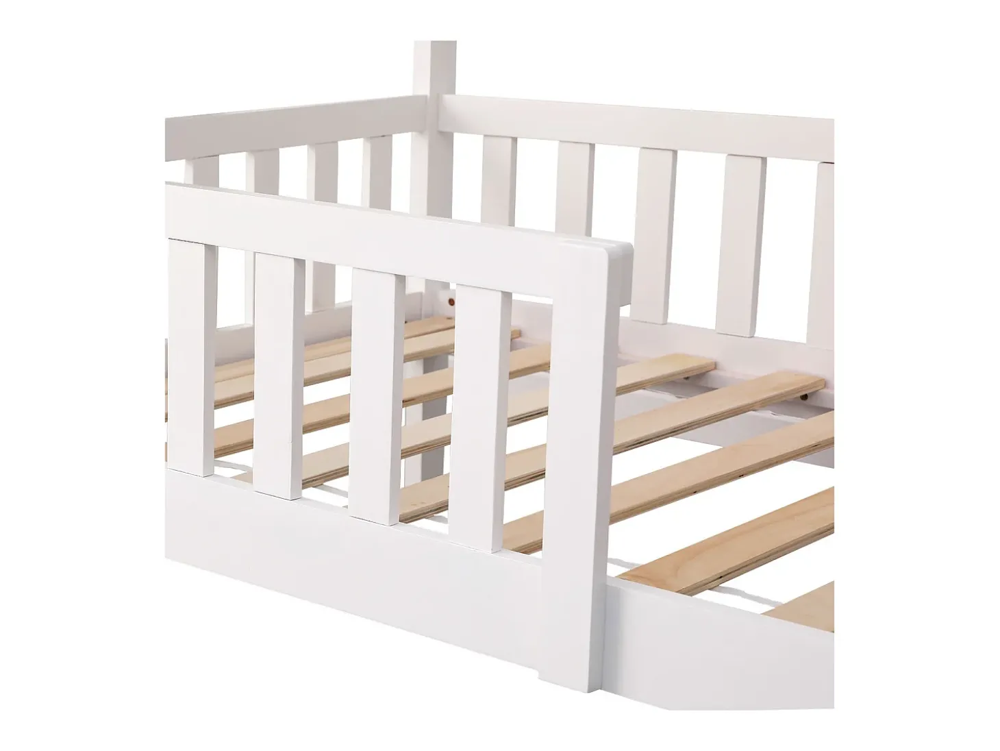 Cama de nidificação para crianças 190x90cm branco MARCEAU