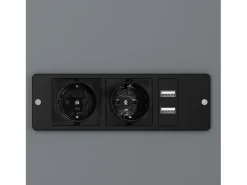 Cama de parede de 140 x 200 cm com gaveta e portas USB - cama de plataforma convertível em MDF - Cinza