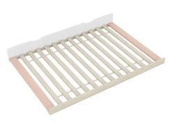Cama de rodízio 90x200cm+90x190cm, sofá-cama com cabeceira de arrumação e porta de carregamento USB, branco