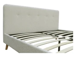 Cama de tecido bouclé 