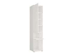 Cama dobrável vertical 160 x 200 cm bege 2 armários + colchão - RAPILI