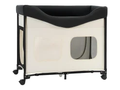 Cama Elevada SucceBuy para Cães Gatos, Cama de Acampamento para Animais de Estimação Dobrável, Cama para Cães de Tecido Oxford 600D e Veludo Holandês