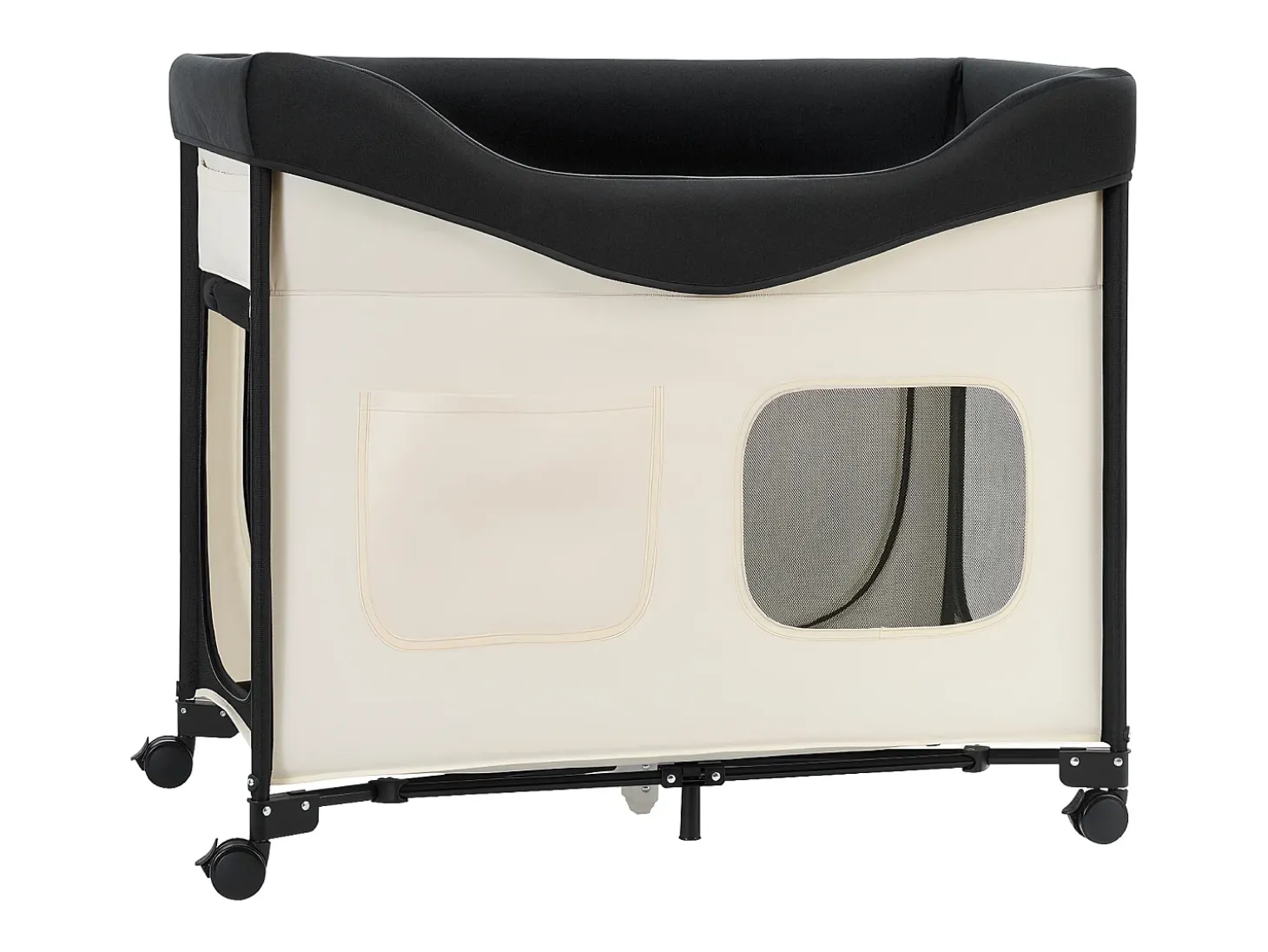 Cama Elevada SucceBuy para Cães Gatos, Cama de Acampamento para Animais de Estimação Dobrável, Cama para Cães de Tecido Oxford 600D e Veludo Holandês