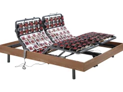 Cama elétrica 100% látex carvalho 2x80x200 JUPITER
