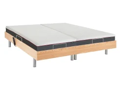 Cama elétrica articulada terminais e memória ATRIDE da YSMÉE carvalho 2 x 80 x 200 cm