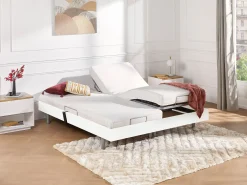 Cama elétrica CASSIOPEE III 2x90x200 - Cor: branco