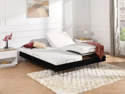 Cama elétrica CASSIOPEE III 2x90x200 - Cor: preto