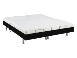 Cama elétrica CASSIOPEE III 2x90x200 - Cor: preto