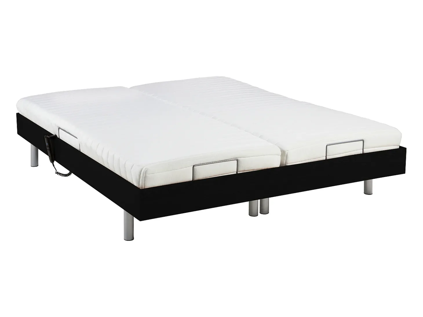 Cama elétrica CASSIOPEE III 2x90x200 - Cor: preto