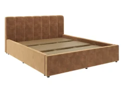 Cama estofada Almo haaus, 200 x 160 cm, Bege