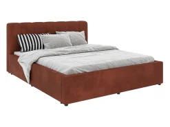 Cama estofada Almo haaus, 200 x 140 cm, Caramelo
