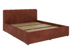 Cama estofada Almo haaus, 200 x 140 cm, Caramelo