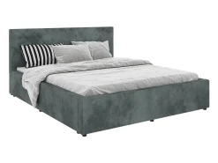 Cama estofada Fargo haaus, 200 x 160 cm, Menta